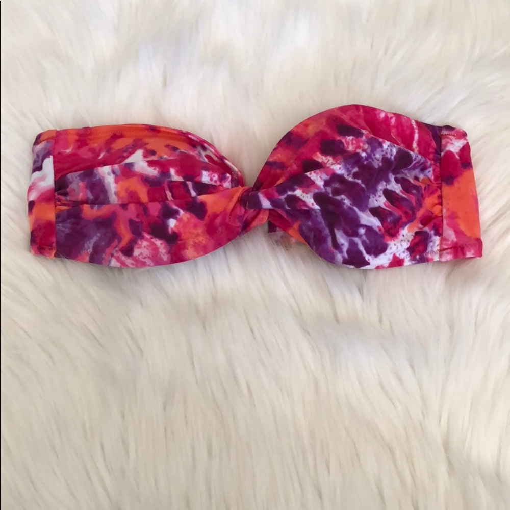 Vs tie die bikini top